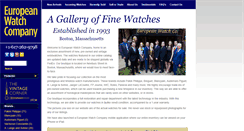 Desktop Screenshot of europeanwatch.com